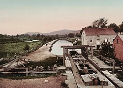 Morris Canal (Waterloo, NJ) photochrom postcard